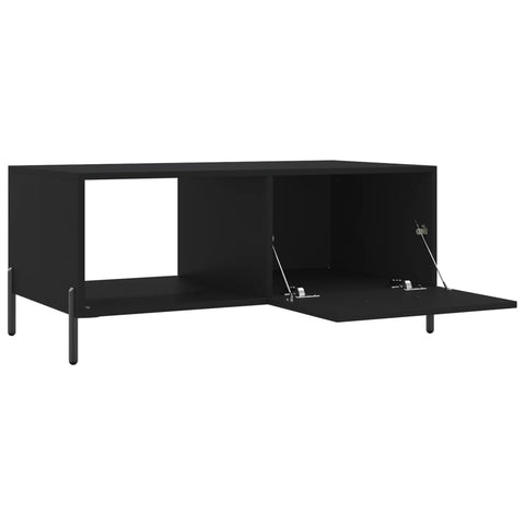 vidaXL Couchtisch Schwarz 90x50x40 cm Holzwerkstoff