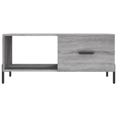 vidaXL Couchtisch Grau Sonoma 90x50x40 cm Holzwerkstoff