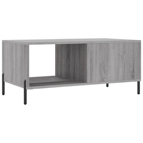 vidaXL Couchtisch Grau Sonoma 90x50x40 cm Holzwerkstoff