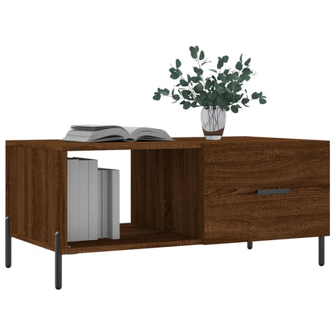 vidaXL Couchtisch Braun Eichen-Optik 90x50x40 cm Holzwerkstoff