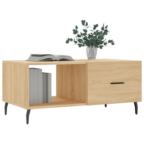 vidaXL Couchtisch Sonoma-Eiche 90x50x40 cm Holzwerkstoff