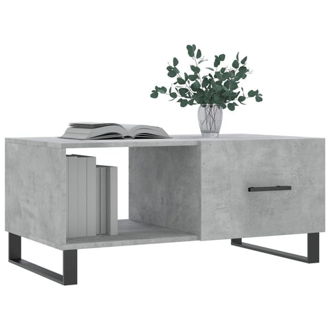 vidaXL Couchtisch Betongrau 90x50x40 cm Holzwerkstoff