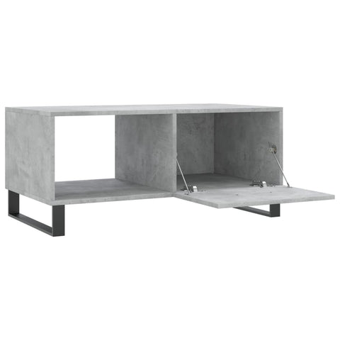 vidaXL Couchtisch Betongrau 90x50x40 cm Holzwerkstoff