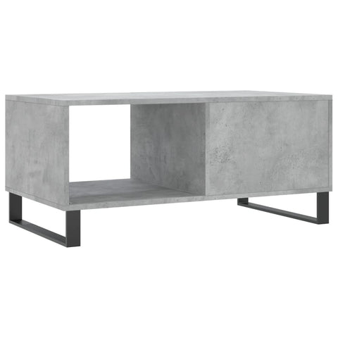 vidaXL Couchtisch Betongrau 90x50x40 cm Holzwerkstoff