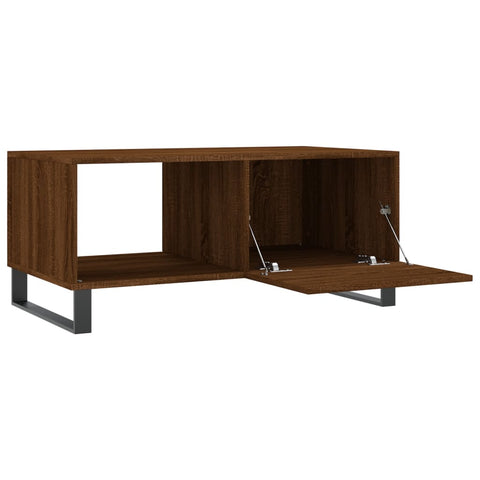 vidaXL Couchtisch Braun Eichen-Optik 90x50x40 cm Holzwerkstoff