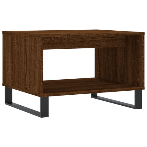 vidaXL Couchtisch Braun Eichen-Optik 60x50x40 cm Holzwerkstoff