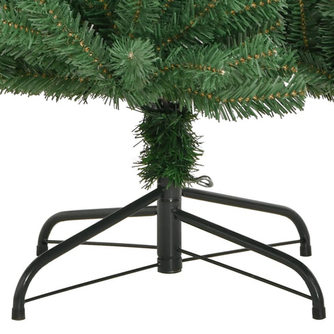 Künstlicher Weihnachtsbaum Klappbar mit Ständer Grün 150 cm