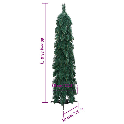 Künstlicher Weihnachtsbaum mit Beleuchtung 30 LEDs 60 cm