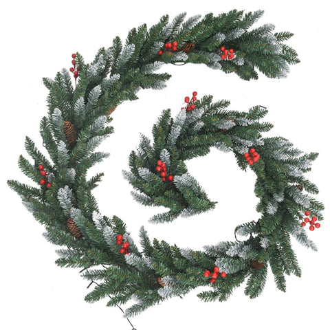 4-tlg. Türschmuck-Set für Weihnachten PVC