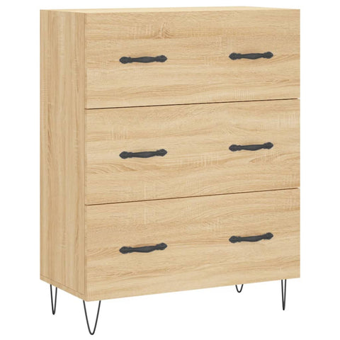 vidaXL Highboard Sonoma-Eiche 69,5x34x180 cm Holzwerkstoff