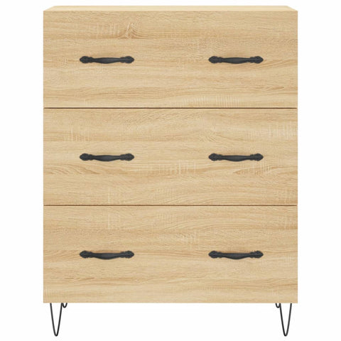 vidaXL Highboard Sonoma-Eiche 69,5x34x180 cm Holzwerkstoff