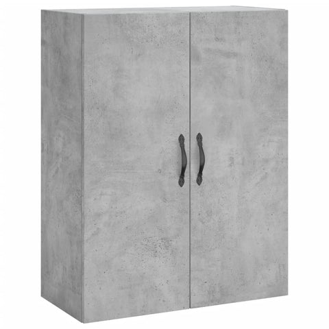 vidaXL Highboard Betongrau 69,5x34x180 cm Holzwerkstoff