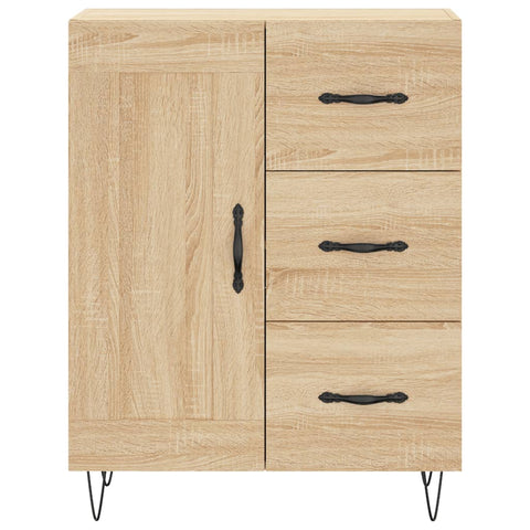 vidaXL Highboard Sonoma-Eiche 69,5x34x180 cm Holzwerkstoff