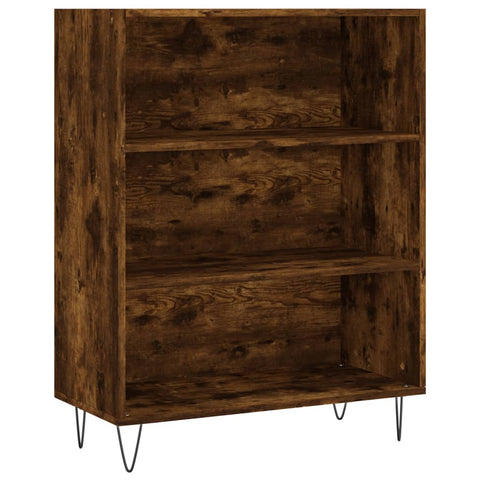 vidaXL Highboard Räuchereiche 69,5x34x180 cm Holzwerkstoff