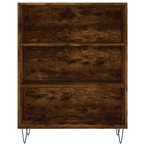 vidaXL Highboard Räuchereiche 69,5x34x180 cm Holzwerkstoff