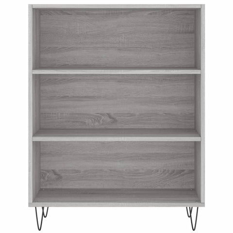 vidaXL Highboard Grau Sonoma 69,5x34x180 cm Holzwerkstoff