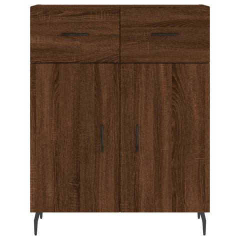 vidaXL Highboard Braun Eichen-Optik 69,5x34x180 cm Holzwerkstoff