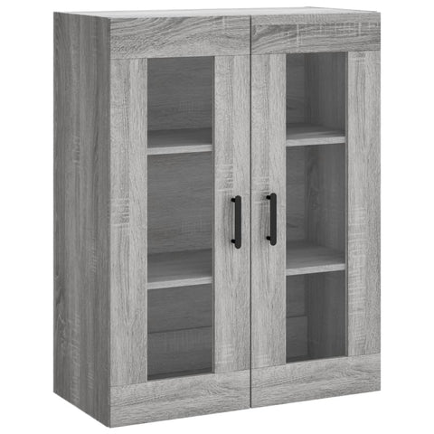 vidaXL Highboard Grau Sonoma 69,5x34x180 cm Holzwerkstoff