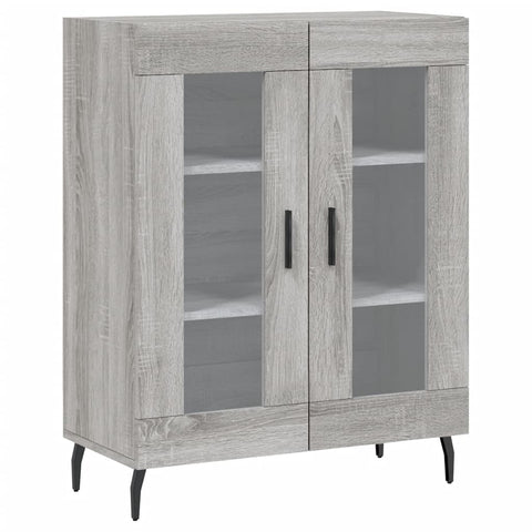 vidaXL Highboard Grau Sonoma 69,5x34x180 cm Holzwerkstoff