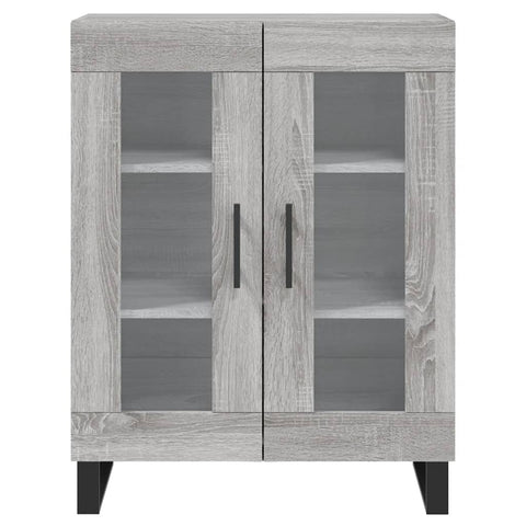 vidaXL Highboard Grau Sonoma 69,5x34x180 cm Holzwerkstoff