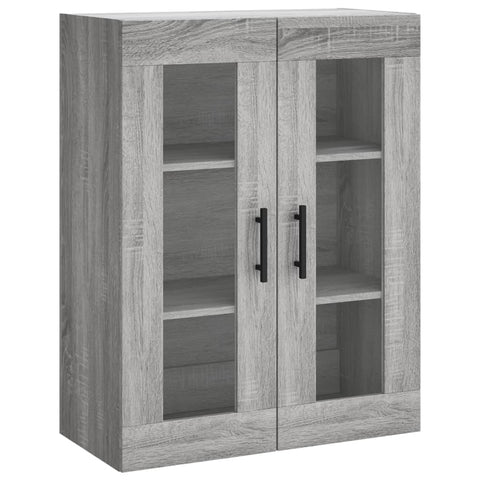 vidaXL Highboard Grau Sonoma 69,5x34x180 cm Holzwerkstoff