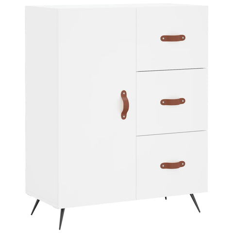 vidaXL Highboard Weiß 69,5x34x180 cm Holzwerkstoff