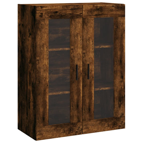 vidaXL Highboard Räuchereiche 69,5x34x180 cm Holzwerkstoff