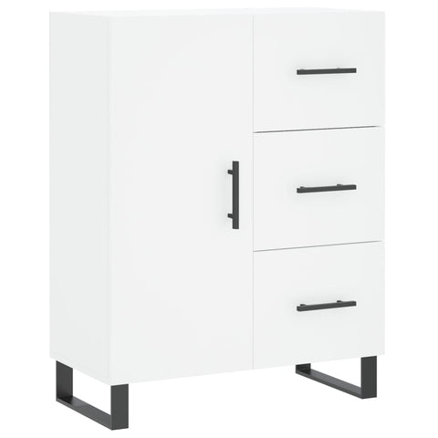 vidaXL Highboard Weiß 69,5x34x180 cm Holzwerkstoff