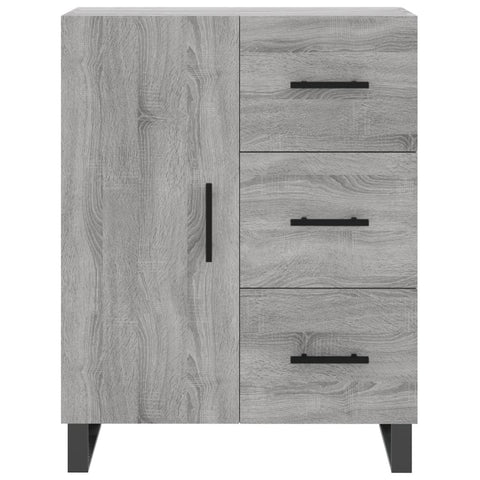 vidaXL Highboard Grau Sonoma 69,5x34x180 cm Holzwerkstoff