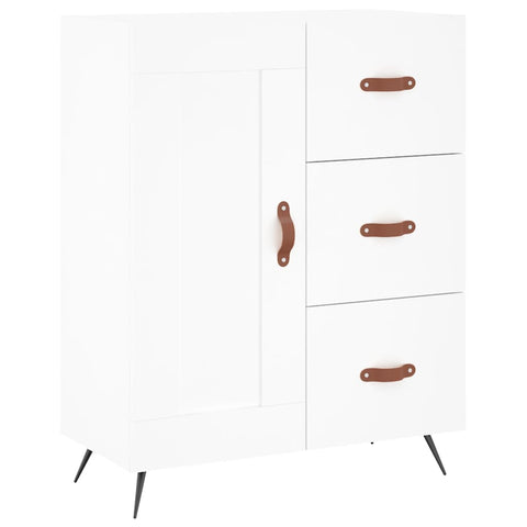 vidaXL Highboard Weiß 69,5x34x180 cm Holzwerkstoff