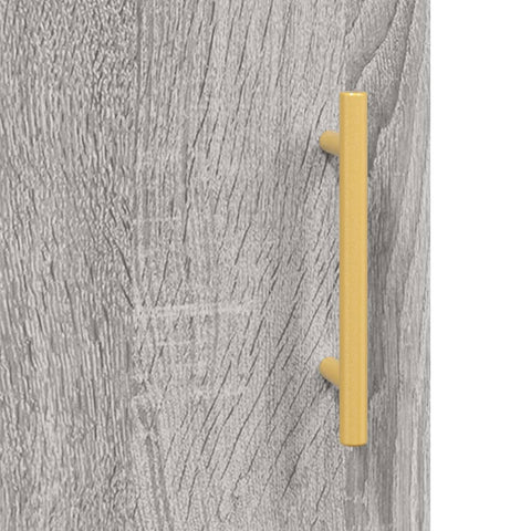 vidaXL Highboard Grau Sonoma 69,5x34x180 cm Holzwerkstoff