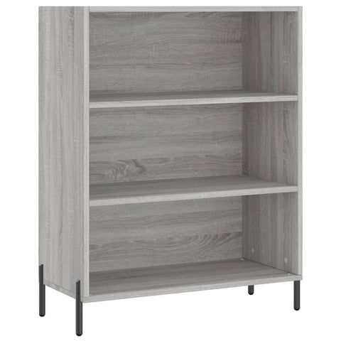 vidaXL Highboard Grau Sonoma 69,5x34x180 cm Holzwerkstoff