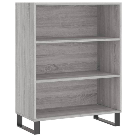 vidaXL Highboard Grau Sonoma 69,5x34x180 cm Holzwerkstoff