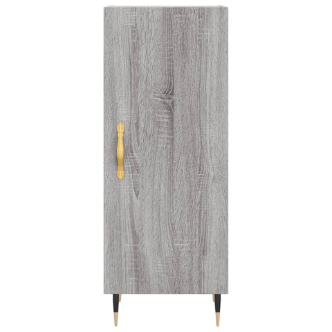 vidaXL Highboard Grau Sonoma 34,5x34x180 cm Holzwerkstoff