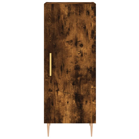 vidaXL Highboard Räuchereiche 34,5x34x180 cm Holzwerkstoff