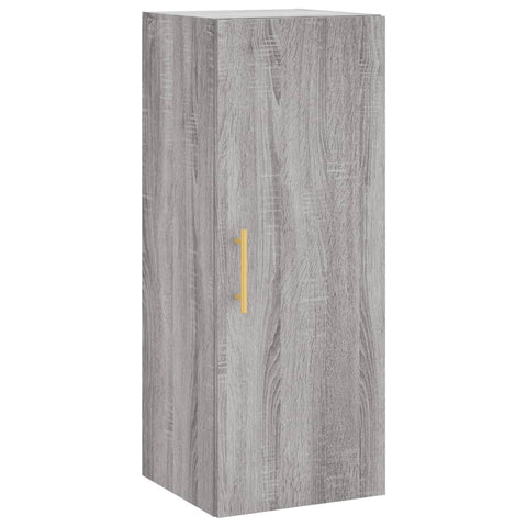 Highboard Grau Sonoma 34,5x34x180 cm Holzwerkstoff