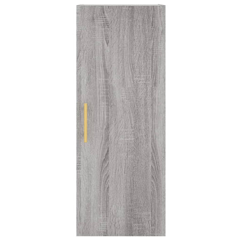 Highboard Grau Sonoma 34,5x34x180 cm Holzwerkstoff