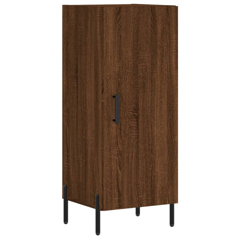 vidaXL Highboard Braun Eichen-Optik 34,5x34x180 cm Holzwerkstoff