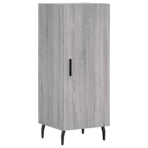 vidaXL Highboard Grau Sonoma 34,5x34x180 cm Holzwerkstoff