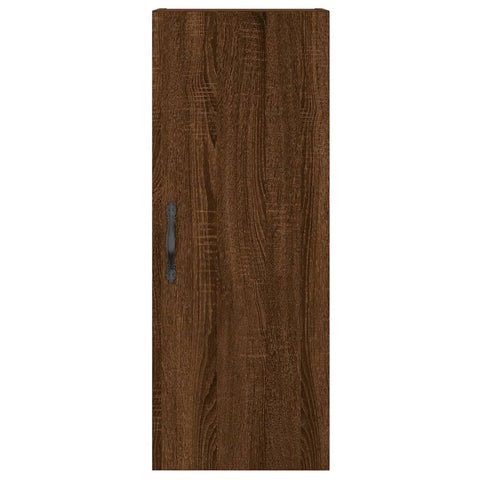 vidaXL Highboard Braun Eichen-Optik 34,5x34x180 cm Holzwerkstoff