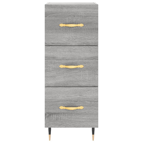 vidaXL Highboard Grau Sonoma 34,5x34x180 cm Holzwerkstoff