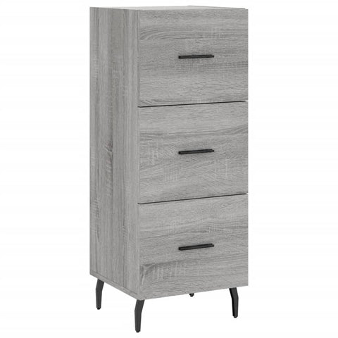 vidaXL Highboard Grau Sonoma 34,5x34x180 cm Holzwerkstoff