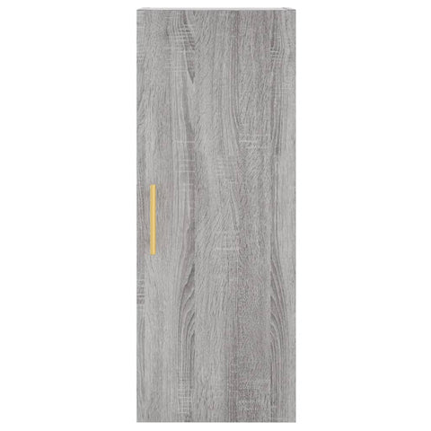 vidaXL Highboard Grau Sonoma 34,5x34x180 cm Holzwerkstoff