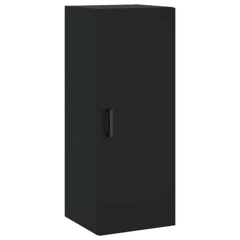 vidaXL Highboard Schwarz 34,5x34x180 cm Holzwerkstoff