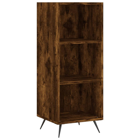 vidaXL Highboard Räuchereiche 34,5x34x180 cm Holzwerkstoff