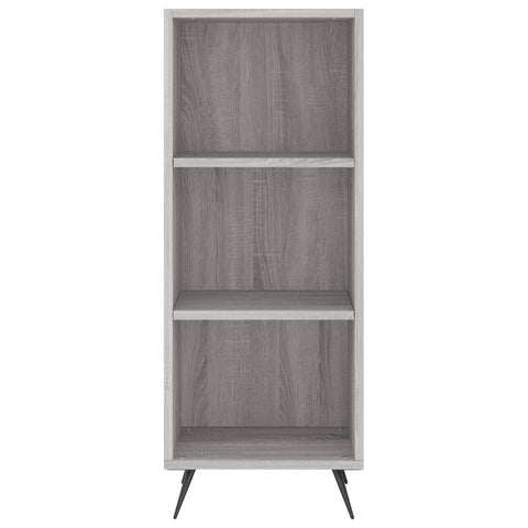 Highboard Grau Sonoma 34,5x34x180 cm Holzwerkstoff