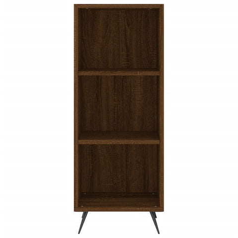 vidaXL Highboard Braun Eichen-Optik 34,5x34x180 cm Holzwerkstoff