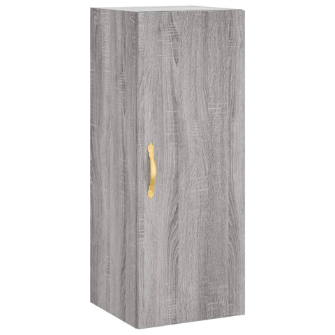 vidaXL Highboard Grau Sonoma 34,5x34x180 cm Holzwerkstoff