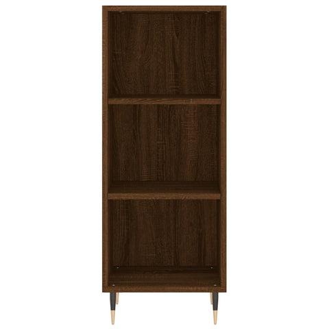 vidaXL Highboard Braun Eichen-Optik 34,5x34x180 cm Holzwerkstoff