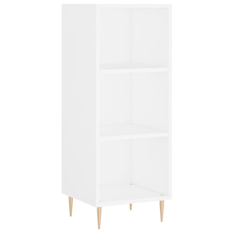 vidaXL Highboard Weiß 34,5x34x180 cm Holzwerkstoff